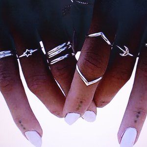 Sun & Moon 11 Piece Ring Set